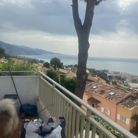 Magnifique 3 P Vue Mer Proche Monaco 아파트 *